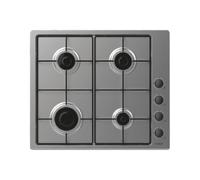 Candy Idea CHW6LBX Acciaio inox Da incasso 56 cm Gas 4 Fornello(i)