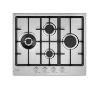 Candy Moderna CHG6D4WTX Acciaio inox Da incasso 59.5 cm Gas 4 Fornello(i)