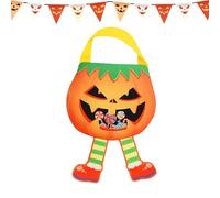 Candy Pocket - Borse per bambini di Halloween, in tessuto non intrecciato, accessori per feste, vendere borse, oggetti per la scuola, sfilate notturne, eventi festivi, borse sostenibili, borse, f