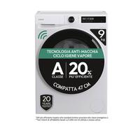 CANDY BR 49SBL8-S LAVATRICE SLIM, Caricamento frontale, 9 kg, 16 programmi, Profondità 48,8 cm, White, livello rumorosità centrifuga 72 dB(A), Classe A