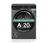 Candy ProWash 700 Lavatrice 9 Kg, Libera Installazione, 1400 Giri, 16 Programmi, 72 dB, Funzione Partenza Ritardata, AxLxP 85x60x52,2 cm, Antracite - BS 49SB8G i efficienza energetica A]