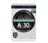 Candy ProWash 700 Lavatrice 9 Kg, Libera Installazione, Carica Frontale 30%, 1400 Giri, 16 Programmi, Connessa, Funzione Partenza ritardata, AxLxP 85x60x58 cm, Bianca - BS 49B9-S