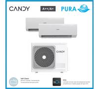 CANDY CLIMATIZZATORE CY-2T14OUT DUAL SPLT - PURA WIFI - 2 UNITA' INTERNE + 1 ESTERNA - 9000 BTU - A++/A+**PUOI PAGARE ANCHE ALLA CONSEGNA!!!**