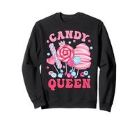 Candy Queen - Simpatico Design con Dolci per Donne e Bambine Felpa