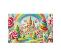 Candy Rainbow Puzzles Puzzle Game Home Wall Artwork Funny Puzzle per adulti 500 pezzi