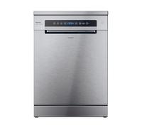 Candy Rapido' CF 4E4F0X, Lavastoviglie 60 CM, 14 Servizi, Digitale, Wi-Fi, 8 cicli, Speciale 35´, Altezza Cesto Superiore Regolabile, 44DB, Indicatore Sale, Maxi - Ladle, Inizio Differito 23h, Inox