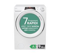 Candy RapidÓ ROW4964DWMST/1-S lavasciuga Libera installazione Caricamento frontale Bianco D