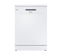 Candy Rapido' Lavastoviglie a Libera Installazione 60 cm, 14 Coperti, 8 Programmi, Partenza Ritardata fino a 9h, Ciclo Rapido 49 Min, Motore Inverter 59,7 x 59,8 x 85 cm, Bianca - CF 3E9E0W