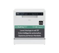 Candy Rapidò Lavastoviglie Compatta 8 Coperti Bianco | Partenza Ritar