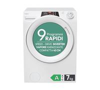 Candy RapidÓ RO41274DWMST/1-S lavatrice Caricamento frontale 7 kg 1200 Giri/min Bianco