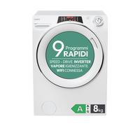 Candy RapidÓ RO 1486DWMCT1-S, Lavatrice a carica frontale, 8 KG 1400
