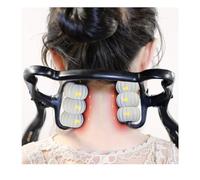 CANDY RISE 2023 Massaggiatore per collo, rullo per massaggio a 6 sfere più grande e più forte, massaggiatore per alleviare il dolore al collo, per tessuti profondi di collo, schiena, spalle, vita e