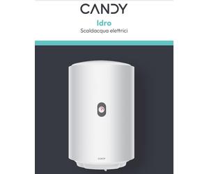 Candy Scaldabagno Elettrico 80 Litri Scaldino Scaldacqua ad Accumulo colore Bianco - CS80V-CR3 (EU)