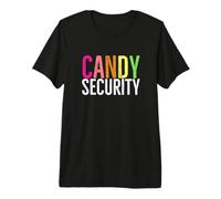 Candy Security - Costume Divertente per Halloween dell'ultimo Minuto Maglietta Premium