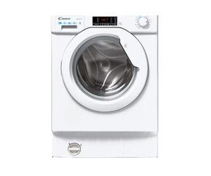 Candy Smart Lavasciuga 8+5 Kg da Incasso, 1400 Giri Avvio Programmabile, Rilevatore Kg, Programma Lana e Igiene Profonda, Cicli Rapidi, 60 x 53 x 82 cm, Bianca - CBD 485D1E/1-S