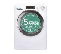 Candy Smart Lavatrice 7 Kg, 1200 Giri Bianco | Partenza Ritardata, 16 + 1 Programmi, 79 dB, Cicli Rapidi, NFC, Connessa, AxLxP 85x60x45 cm, CSS4127TWR3/1-11