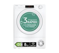 Candy Smart Pro CRO EH8N2TE-S Asciugatrice a Pompa di Calore, 8 kg, 8 Kg Bianco
