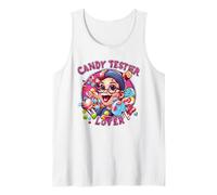 Candy Tester Ufficiale Dolci Lecca-Lecca Lover Canotta