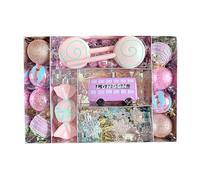 Candy Theme Ornament Set - Colorful Meringhe Pastel Balls, Ciambella e Lollipop Christmas Decor, Shatterproof Hanging Candy Baubles, Special Holiday Tree Decoration for Indoor Home Party Display