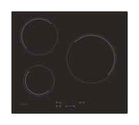 Cottura CH63CC elettrico 3 Zone Cottura da 60 cm Ceramica Colore Nero