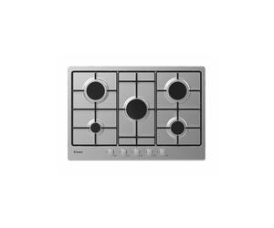 Candy Timeless CHW7X Acciaio inossidabile Da incasso Gas 5 Fornello(i)