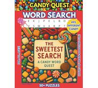 Candy Word Quest Word Search: Word search puzzle book| Candy word puzzle| Delicious Candies from all Era's