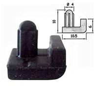 CANDY ZANUSSI 12 PZ GOMMINO ANTIGRAFFIO 10 x 10.5 mm DIAM 4 GRIGLIA CUCINA GP16 [EEK: Standard]