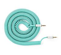 Candycord - Cavo audio myVolts, da mini jack dritto a mini jack dritto, 100 cm a 200 cm, colore: Verde menta