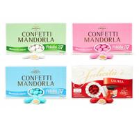 CandyFrizz Confetti CRISPO Mandorla Resistenti al Caldo - Scegli da 1 a 10 kg - Mandorla Intera Pelata 37 - Bianco, Rosa, Celeste o Rosso Laurea - Made in Italy (Confetti Resistenti al Caldo)
