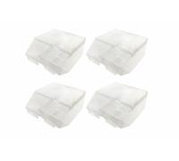 CandyFrizz Selection - Espositore in plexiglass con scompartimenti per Caramelle gommose - Confetti - Alimenti Sfusi (4 Espositori, 8 Scompartimenti)