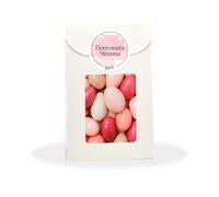 CandyFrizz Selection Personalizzati - 10 Scatoline Personalizzabili con Confetti Sfumati da 100g - Rosa Bimba/Azzurro Bimbo/Rosso Laurea - Idea Regalo e Bomboniera Made in Italy (SFUMATI ROSA)