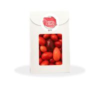 CandyFrizz Selection Personalizzati - 10 Scatoline Personalizzabili con Confetti Sfumati da 100g - Rosa Bimba/Azzurro Bimbo/Rosso Laurea - Idea Regalo e Bomboniera Made in Italy (SFUMATI ROSSI)