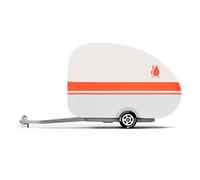 Candylab Toys - CANDYCAR® World Collection - Giocattolo per auto in legno fatto a mano di prima qualità - Rosebud Camper