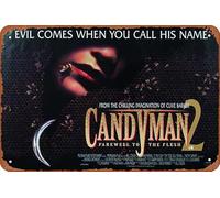 Candyman 2 Farewell to the Flesh Movie Poster Retro Metallo Targa Vintage Targa per Cafe Bar Casa Decorazione da Parete Targa Regalo 30,5 x 20,3 cm