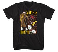 Candyman - Racconti Stile - American Classici - Solido Nero Adulto Manica Corta
