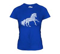 Candymix Abbozzo Cavallo Impennato T-Shirt da Donna Maglietta