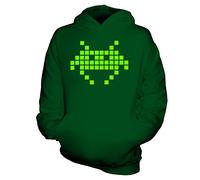 Candymix Space Invader Neon Unisex Bambino Ragazzi/Ragazze Felpe con Cappuccio