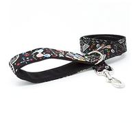 candyPet - Dog Leash, 120 cm Cotton with Softshell Padded Handle Science