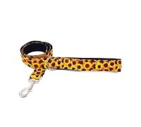 candyPet - Dog Leash, 120 cm cotton with Softshell Padded Handle, Sunflowers