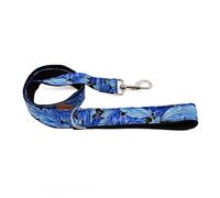 candyPet - Guinzaglio per cani - 120 cm in cotone con manico imbottito in Softshell, Acanthus