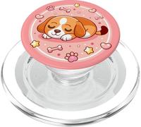 Cane addormentato super carino in stile fumetto PopSockets PopGrip per MagSafe