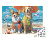 Cane adorabile cane estremamente difficile, puzzle molto difficile da completare adatto per adulti 300 pezzi (40x28 cm)