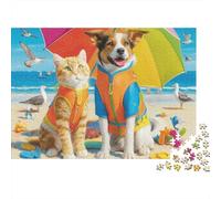 Cane Adorabile Cane Un divertente gioco per famiglie adatto ad adulti, adolescenti e bambini con un alto livello di difficoltà 300 pezzi (40x28 cm)