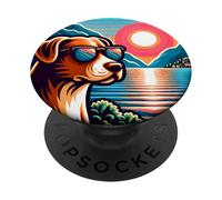 Cane Al Lago di Como PopSockets PopGrip Adesivo