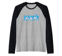 Cane Alaskan Malamute Mom Pet Razza Maglia con Maniche Raglan