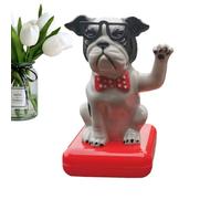 Cane Alimentato a energia Solare, Decorazione per cruscotto 'Auto a Forma di Cane, Giocattolo oscillante Durevole per alleviare la Fatica alla Guida e alleviare la noia Maodom