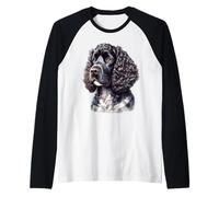 Cane American Water Spaniel Maglia con Maniche Raglan
