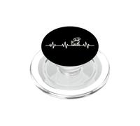 Cane Amore Battito cardiaco Vita Cuore ECG Pulse PopSockets PopGrip per MagSafe