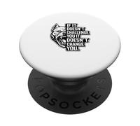 CANE ARRABBIATO SE NON TI SFIDA NON TI CAMBIA PopSockets PopGrip Adesivo