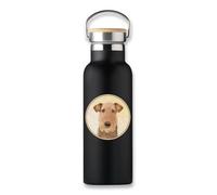 Cane Art Razza Pittura Airedale Terrier Thermok, Eco Bottiglia, Tazza di Caffè